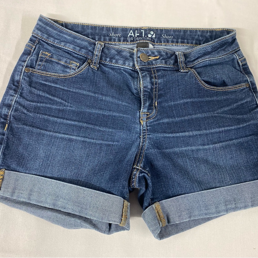 APT Essentials Dark Blue Jean Shorts